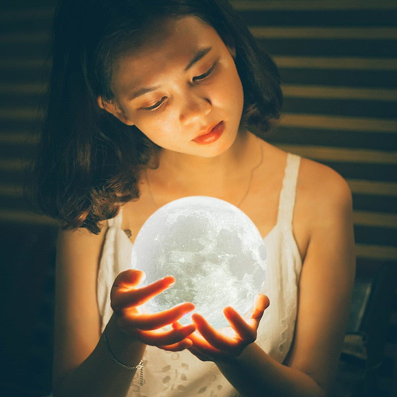Customized 3D Enchanting Moon Lamp