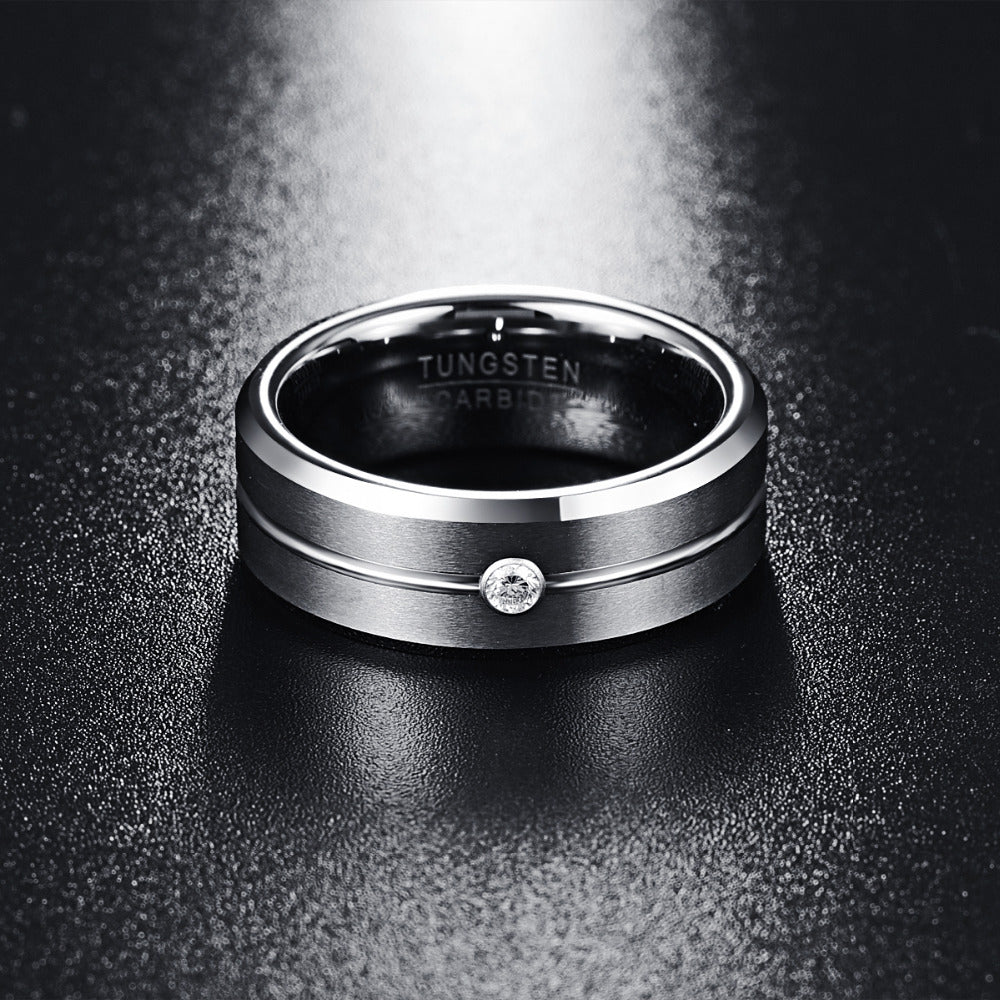 Silver Zircon Ring