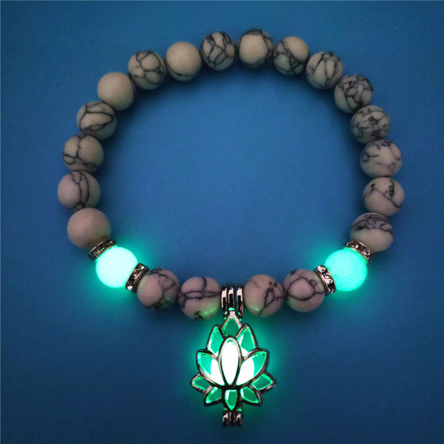 Glowing Lotus bracelet