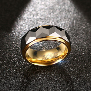 Gold  Multi-Faceted Ring