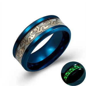 Titanium Sea Dragon Ring