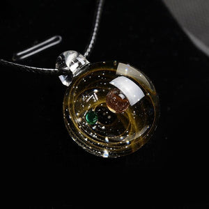 Handmade Universe Planets Necklace